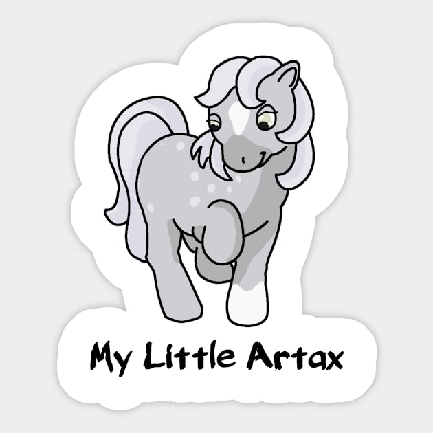 My Little Artax - A Story of Resilience Sticker by NgawurTee